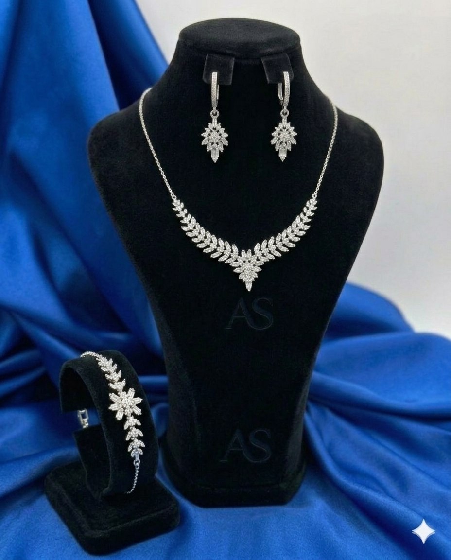 سرویس نقره جواهری  کد AS1121.